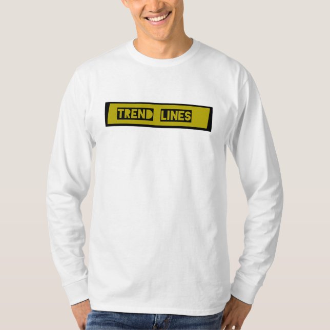 Trend linjer Trading T Shirt (Framsida)