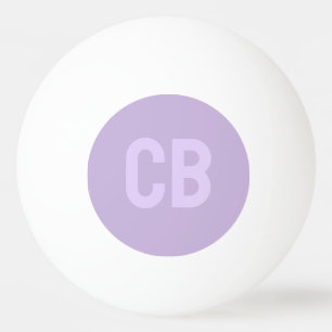 Trend Soft Violet Monogram Ping Pong Boll