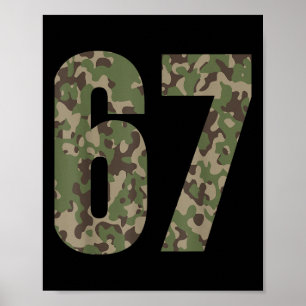 Trendande Gen Alpha Sex Sju 6 7 Meme Cam Multi Ca Poster