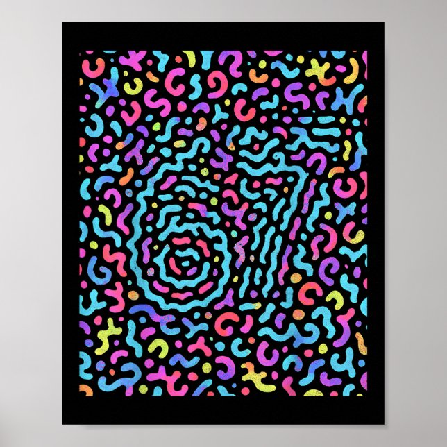 Trendande Gen Z Alpha Six Seven 6 7 _4  Poster (Framsidan)