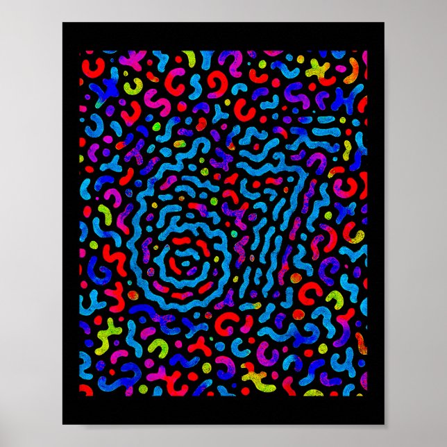 Trendande Gen Z Alpha Six Seven 6 7 _9  Poster (Framsidan)
