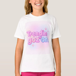 Trendande Goz On Y2K Estetik Pastellfärgad Gradien T Shirt