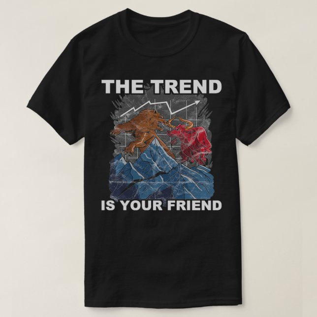 Trenden är din vän på Lagrar-bytesdagen T Shirt (Design framsida)