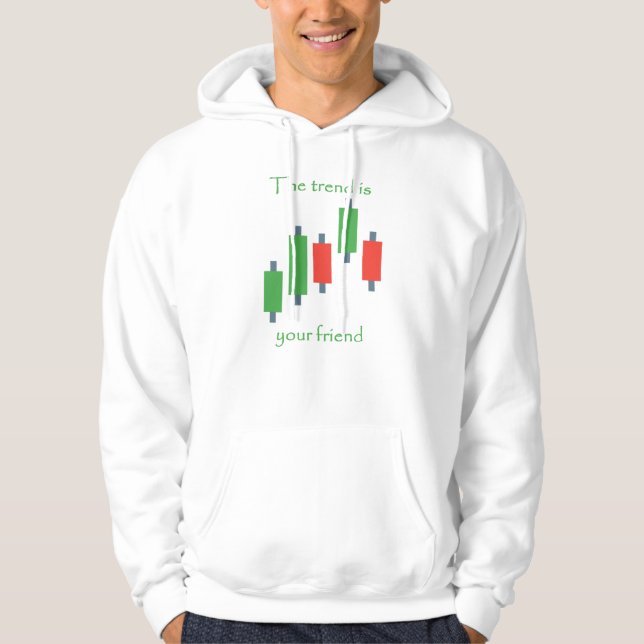 trenden är din vänskapliga affärsverksamhet i stil hoodie (Framsida)