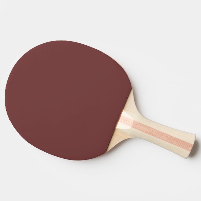 Trendfärg - Mahognybrun pingisracket (Baksidan )