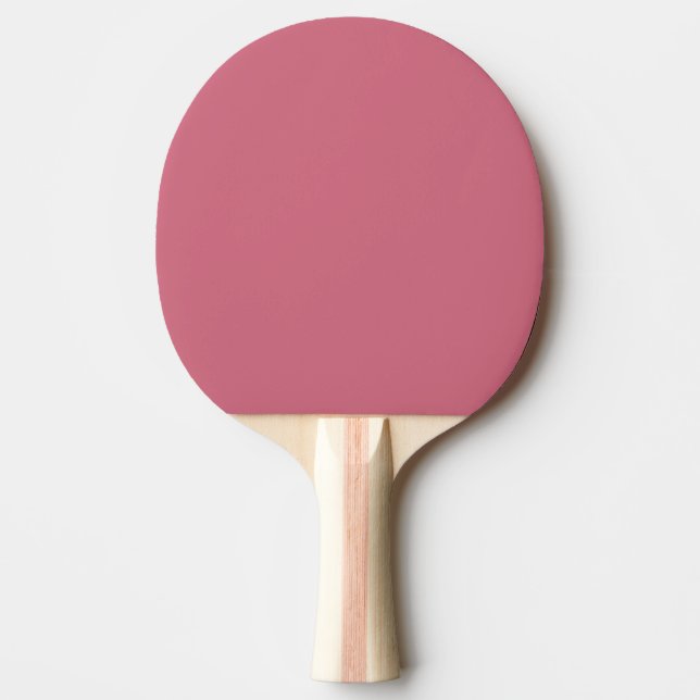 Trendfärg Mjuk Rosa Pingisracket (Framsidan)