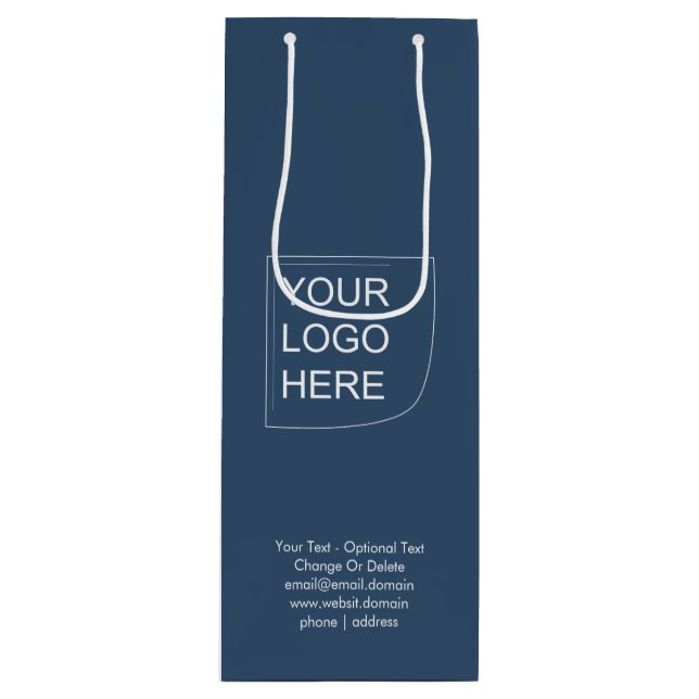 Trendfärg - Serious Blue Vinstgiftpåse (Framsidan)