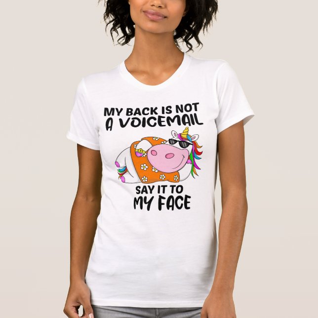 trendiest Unicorn top T Shirt (Framsida)