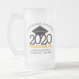 Trendig 2020 Student Frostat Ölglas