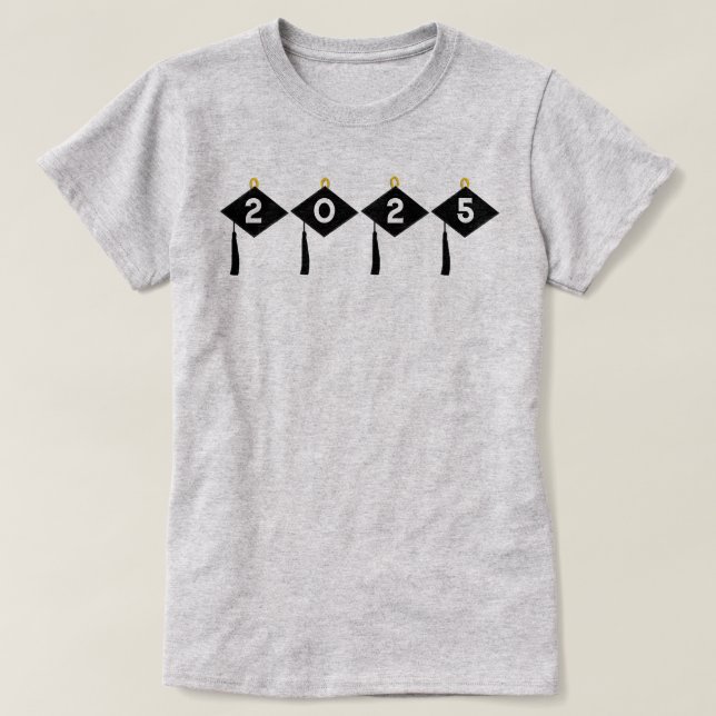 Trendig 2025 Studenten T-Shirt (Design framsida)