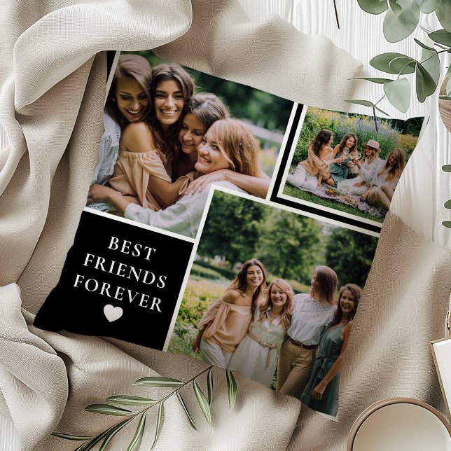 Trendig 4, bästa vänner för foto och Bestie-offert Kudde (Skapare uppladdad)