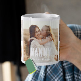 Trendig 5 Foto Collage Barnflicka Kaffemugg