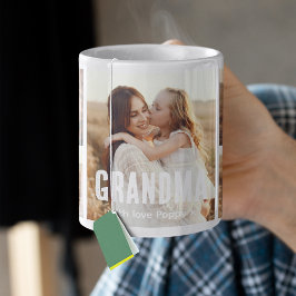 Trendig 5 Fotoskollasje Mormor Kaffemugg