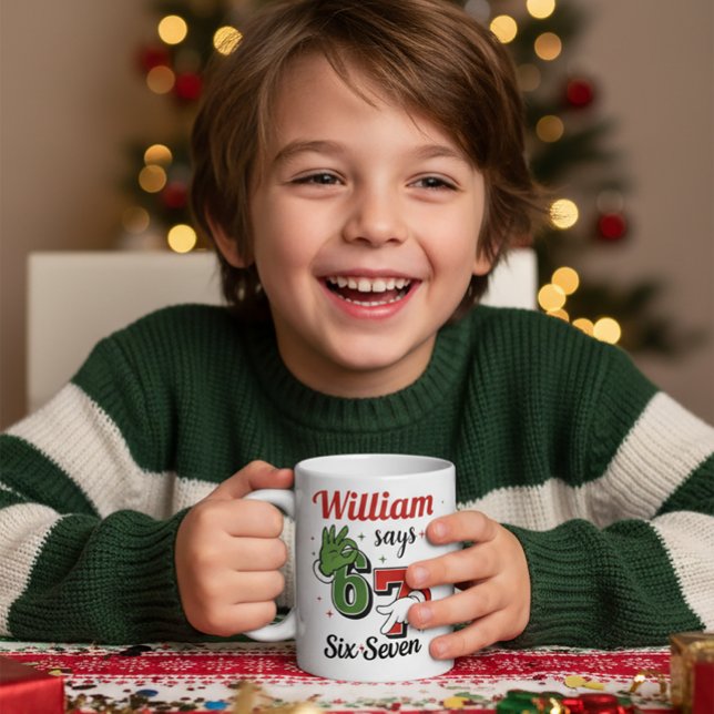 Trendig 6-7 Holiday-mugg - Anpassad present Kaffemugg (Skapare uppladdad)
