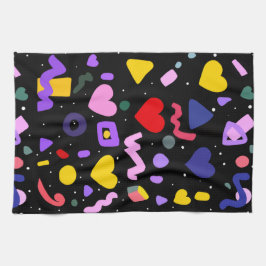 Trendig 80-talet Mönster Apron Kökshandduk