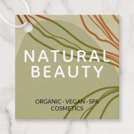 Trendig Abstrakt Botanical Homemade Beauty Busines Gåvor Etiketter