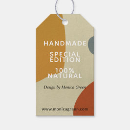 Trendig Abstrakt Minimalist Handmade Business Presentetikett