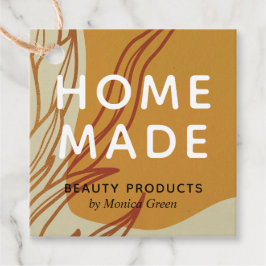 Trendig Abstrakt Minimalist Homemade Beauty Gåvor Etiketter