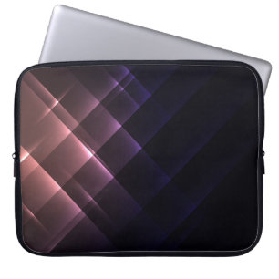 Trendig Abstrakt Shiny Neon Ljus Laptop sleeve