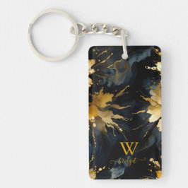 trendig abstrakt svart marmor guld