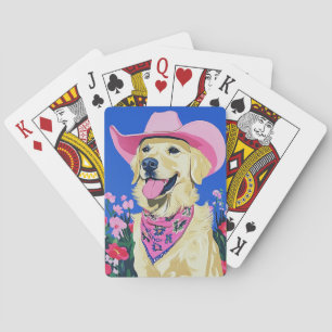 Trendig Aesthetic Cute Preppy Hund Casinokort