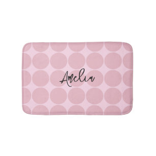 Trendig Aesthetic Rosa Personlig Girly Gifts Badrumsmatta
