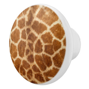 trendig african mode safari animal giraffe print knopp