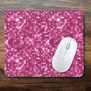Trendig Alla Hjärtans Dag Hot Pink Disco Stil Fyrk Musmatta