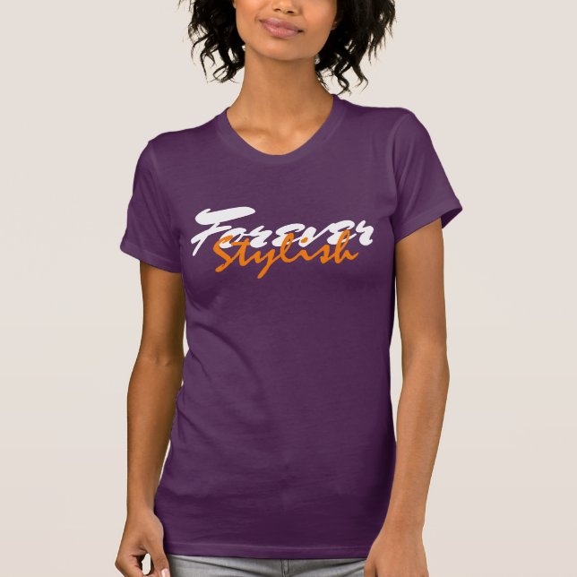 Trendig Alltid Stylish T-Shirt (Framsida)
