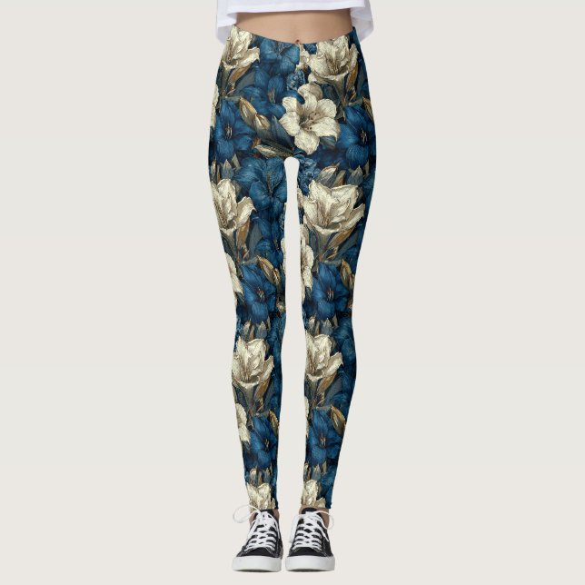 Trendig Amaryllis Estetisk Gravidkläder  Leggings (Framsida)