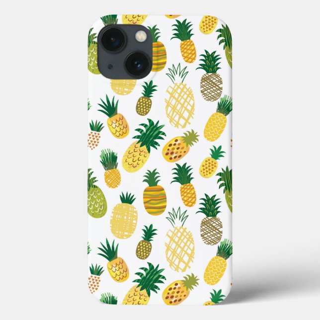 Trendig Ananas Mönster (Baksida)