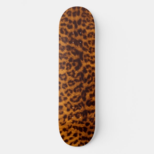 Trendig Animalisk utskrift Aestesisk Mini Skateboard Bräda 18,5 Cm (Framsida)
