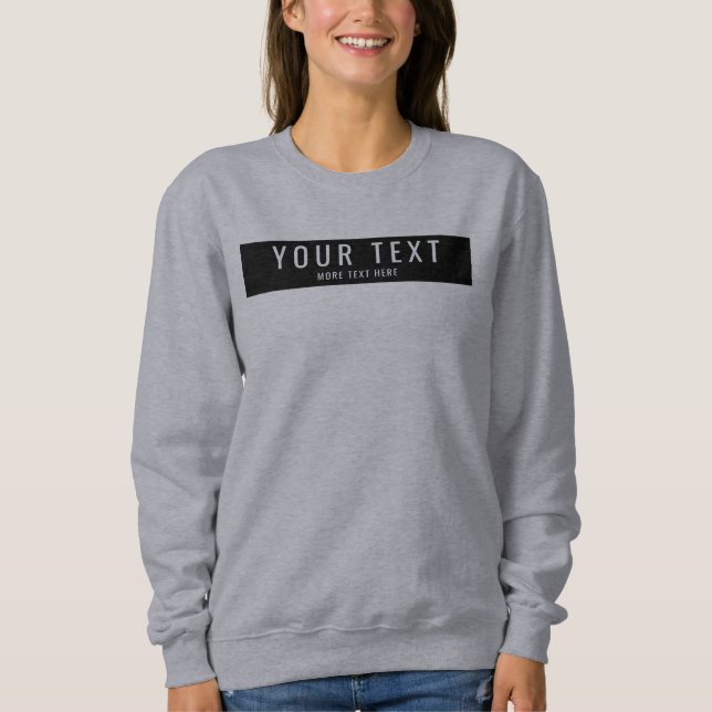Trendig Anpassa Din Namntext för Kvinnor T Shirt (Framsida)