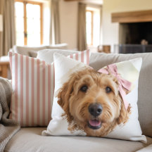 Trendig anpassad fotofärg penseldrag Hund Rosa