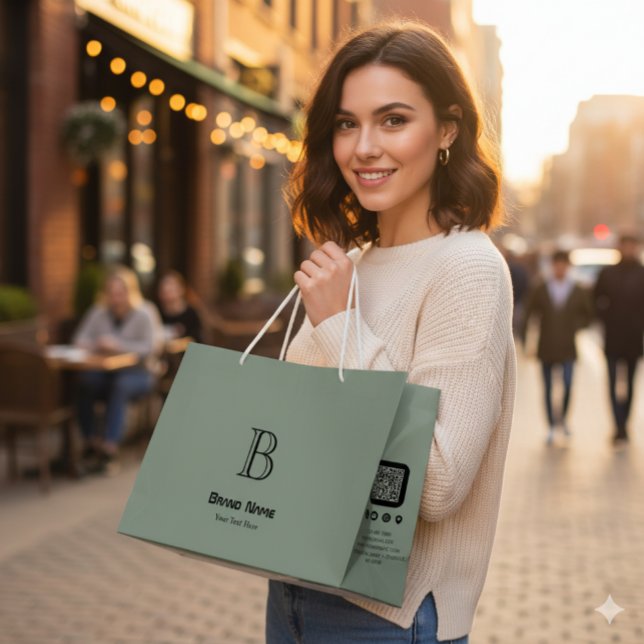 Trendig anpassad minimalistisk monogramverksamhet (Skapare uppladdad)