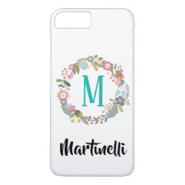 Trendig Anpassningsbar Monogram Blommigt Utandning