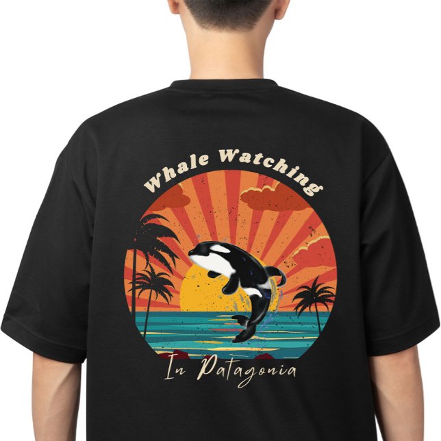 Trendig Anpassningsbar Whale Watching T Shirt (Skapare uppladdad)