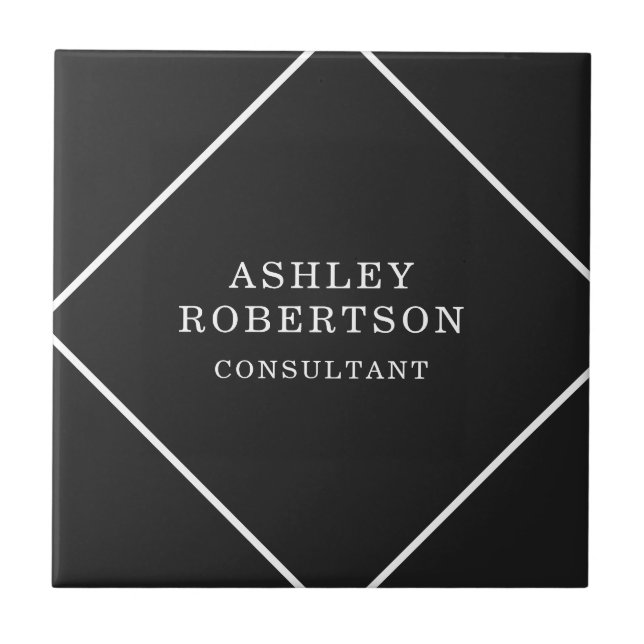 Trendig av minimalistisk grått-Professionell-Snygg Kakelplatta (Framsidan)