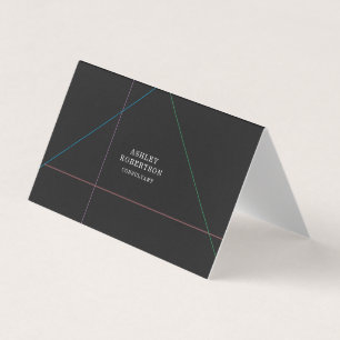 Trendig av minimalistisk grått-Professionell-Snygg Visitkort