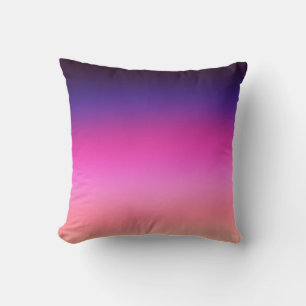 Trendig av nyans rosa lila och ljusgradient orange kudde