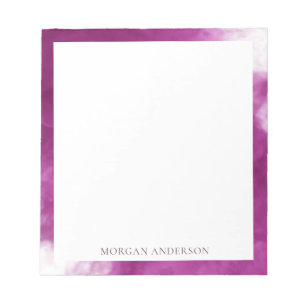 trendig av rökeffekt shock rosa monogram anteckningsblock