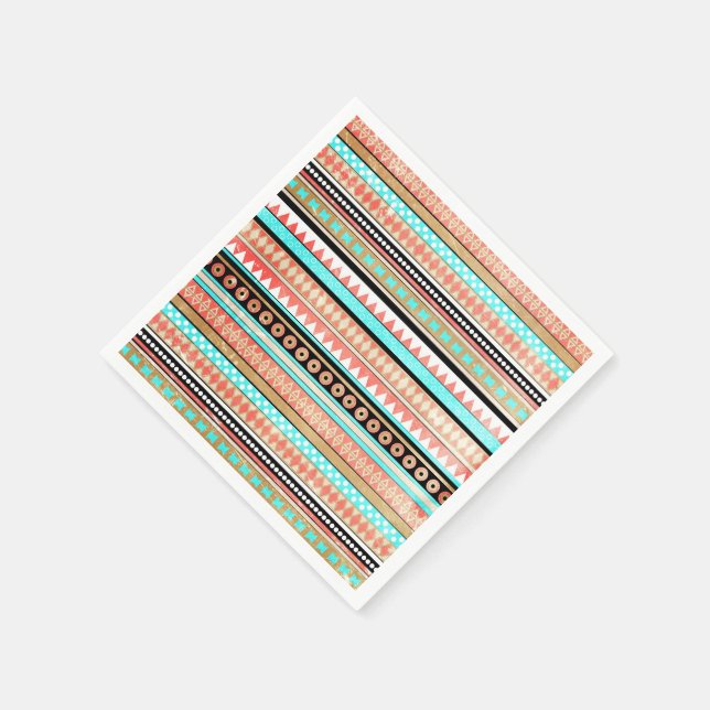 Trendig aztec pappersservett (Hörn)