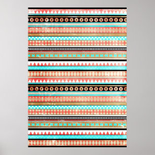 Trendig aztec poster
