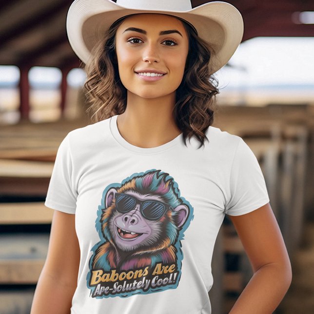 Trendig Baboon: Skuggor och svep T Shirt (Skapare uppladdad)