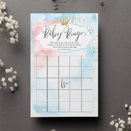 Trendig Baby Bingo | Gender för att visa babylåda