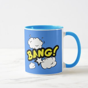 Trendig Bang Tecknad bok design Mugg