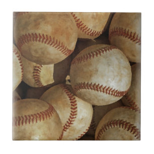 Trendig Baseball Artwork Kakelplatta