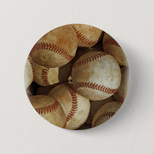 Trendig Baseball Artwork Knapp