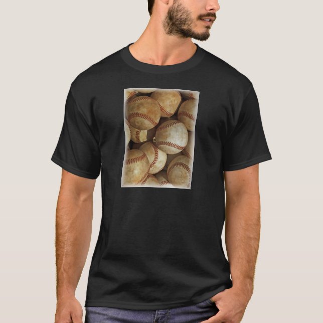 Trendig Baseball Artwork Tee (Framsida)