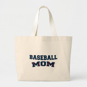 Trendig baseball mamma jumbo tygkasse